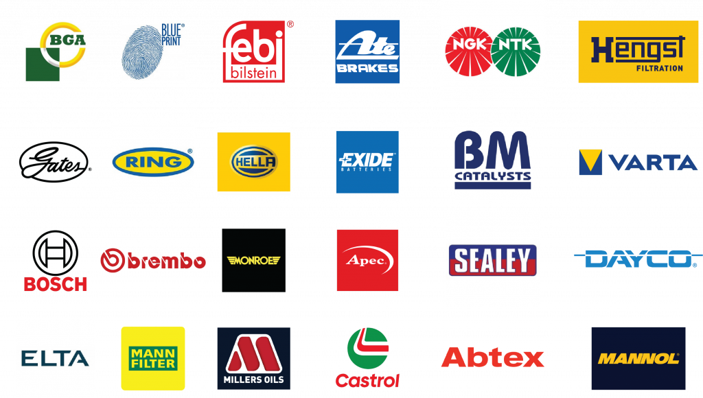 Car parts brands – Bosch, Bilstein, Mann Filter, Millers Oils, NGK, Brembo, and more available at Swift Car Parts